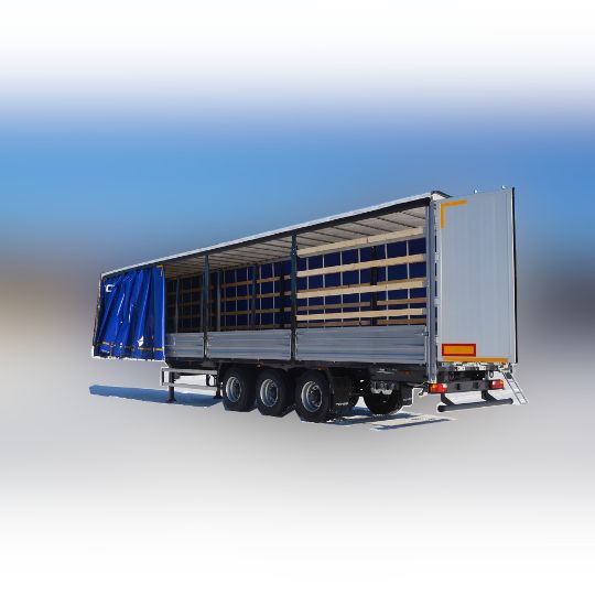 Купить универсальный полуприцеп ТОНАР для перевозки КРС и свиней, 2 оси.